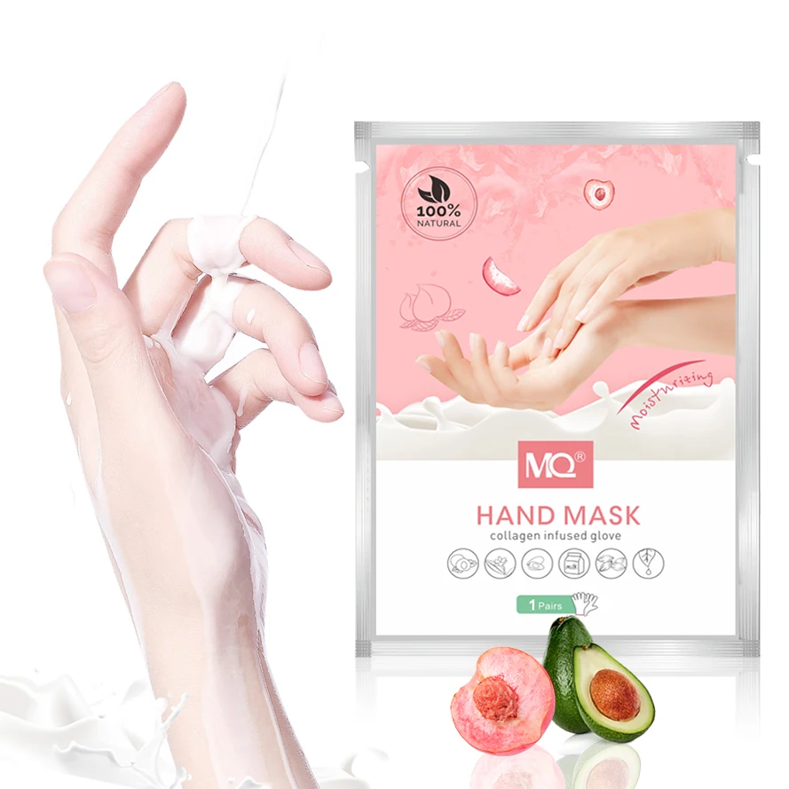 

Korea Private Label Exfoliating Moisturizing Hand Mask to Care Your Hands, White