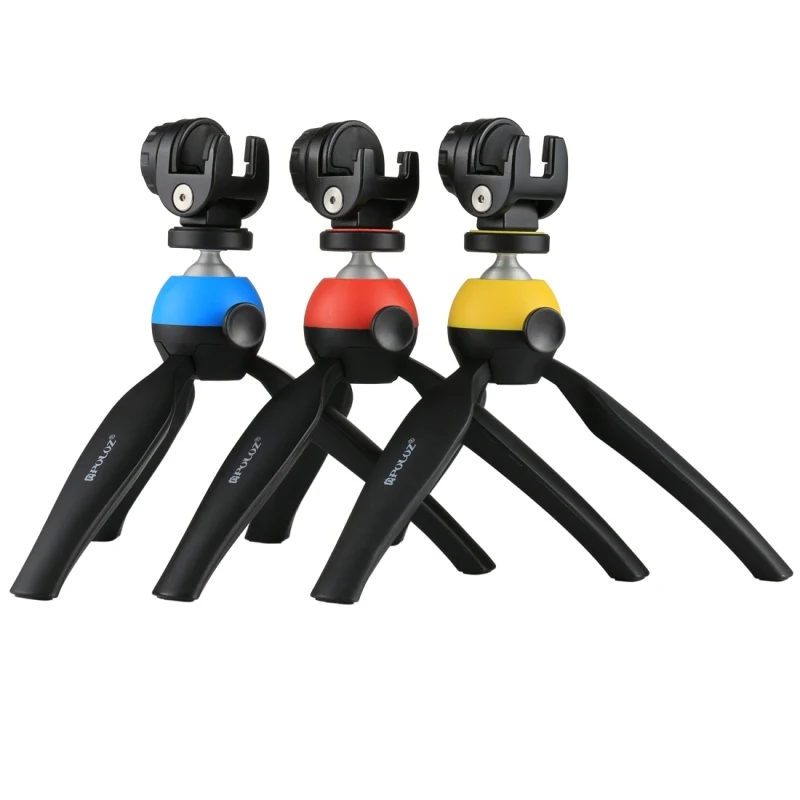 

Drop shipping PULUZ Pocket Mini Tripod Mount with 360 Degree Ball Head & Phone Clamp for Smartphones