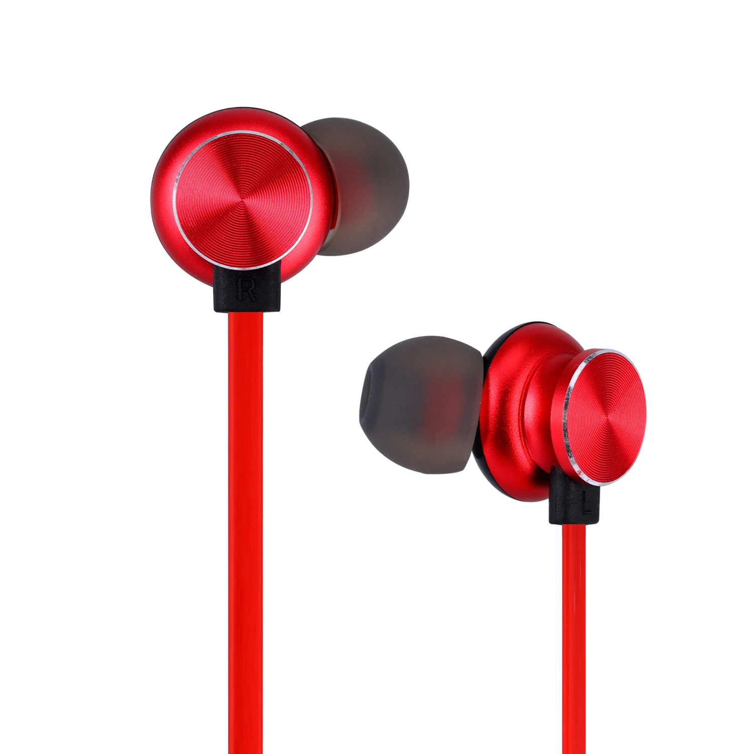 

Factory Wholesale Price 3.5MM Wired Headset For Earphone In-Ear Headphones Voice Changer Earphone, Red, black