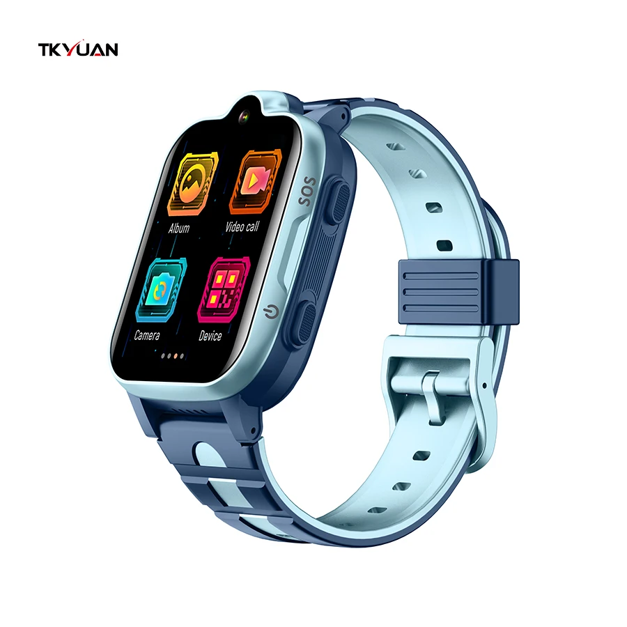 

TKYUAN Kids Smart Watch For Children Phone Call Voice Chat SOS Dual Camera FG52 Kids Watches For IOS Android