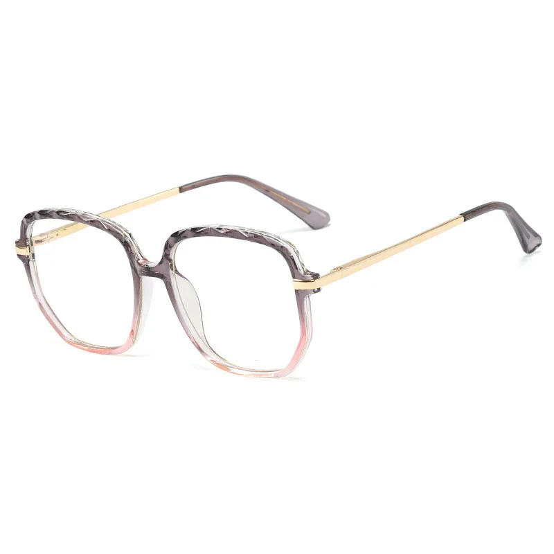 

Cutting Design Women Spectacle Square Frames Anti Blue Light Optical Glasses TR90 Eyewear Wholesale Ready To Ship