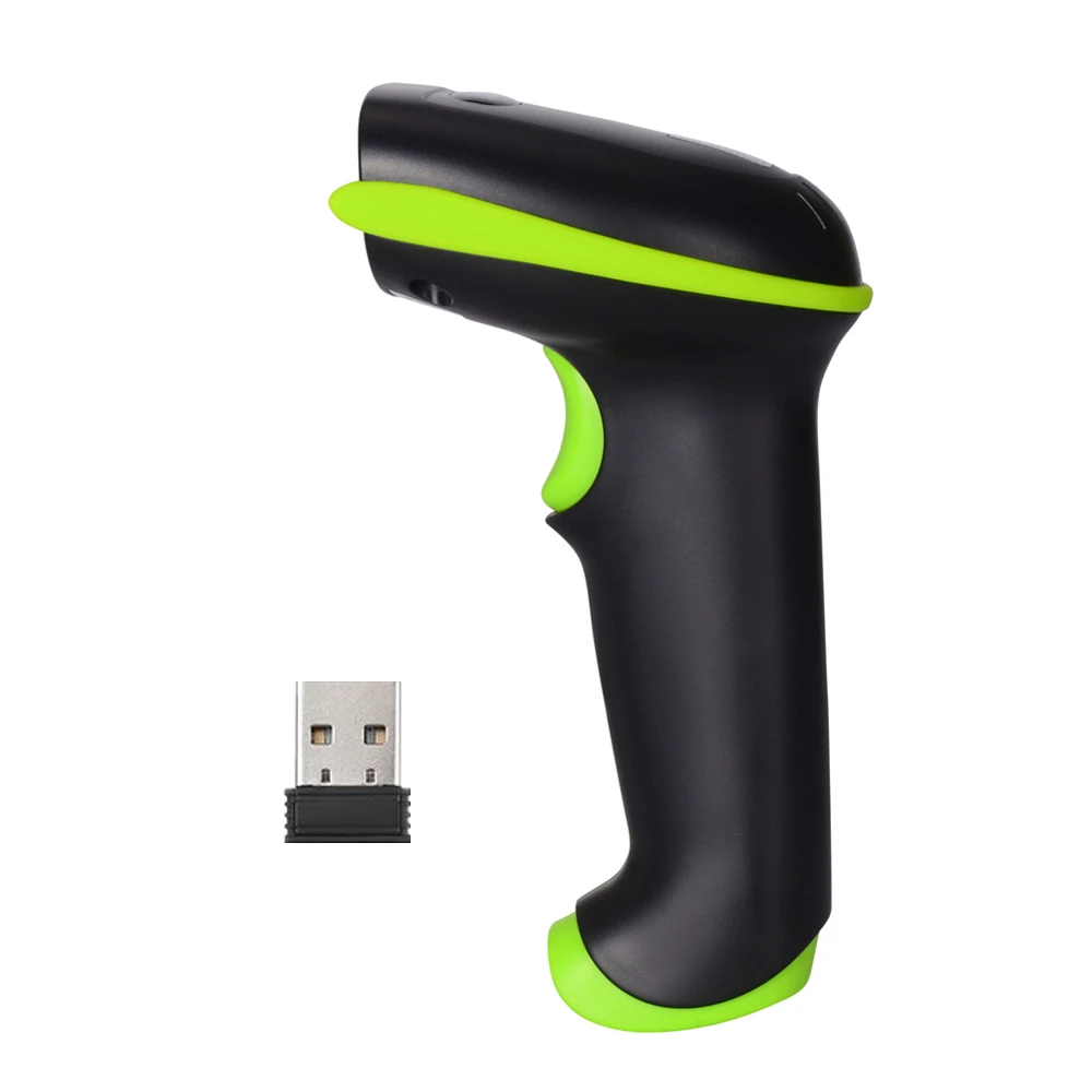 

Good Quality 1D Wireless Laser Barcode Scanner High Resolution 3.3mil Fast Scanning