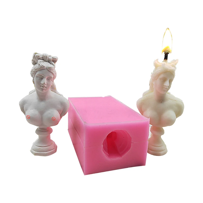 

B-1033 Venus Sculpture Resin Clay Silicone Candle Mold Handmade Home Decor