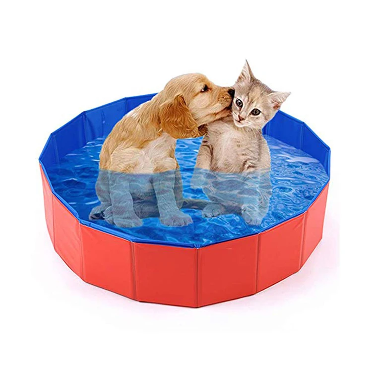 

Portable Folding Plastic Pvc Pet Dog Swimming Pool, Assorted color