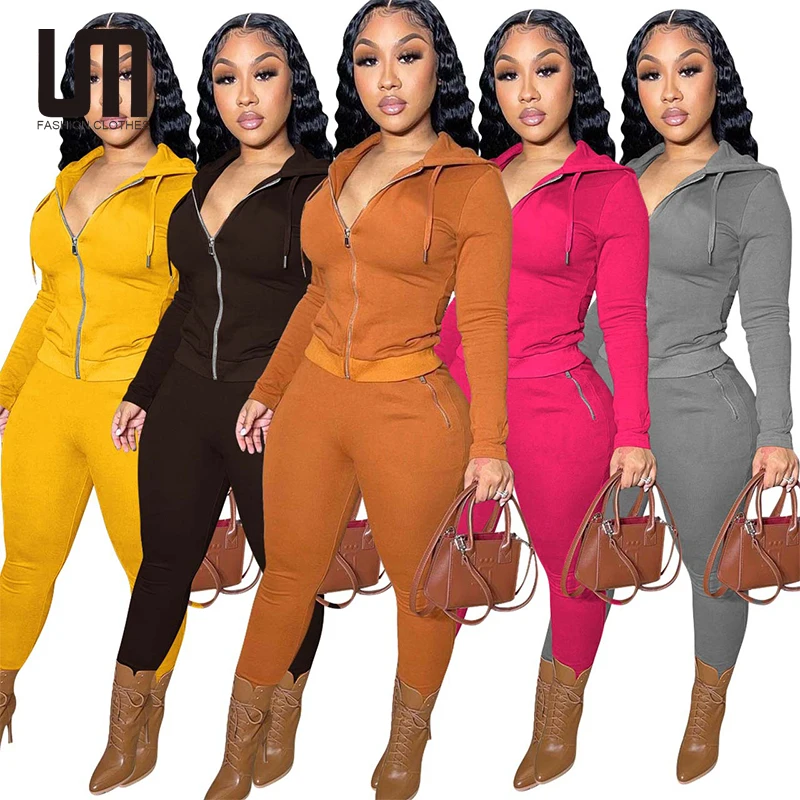 

Liu Ming 2022 Casual Women Two Piece Winter Thick Warm Long Sleeve Hoodies Tops Outdoor Running Sweatpants Tracksuit Set, Customized color