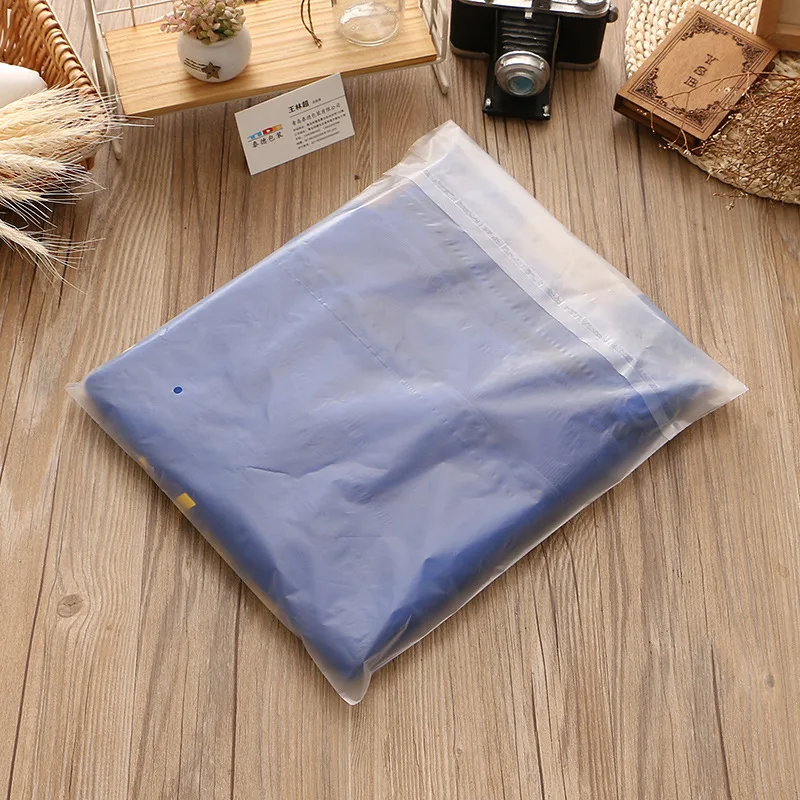 Biodegradable 100 Compostable Plastic Packing Apparel Selfadhesive