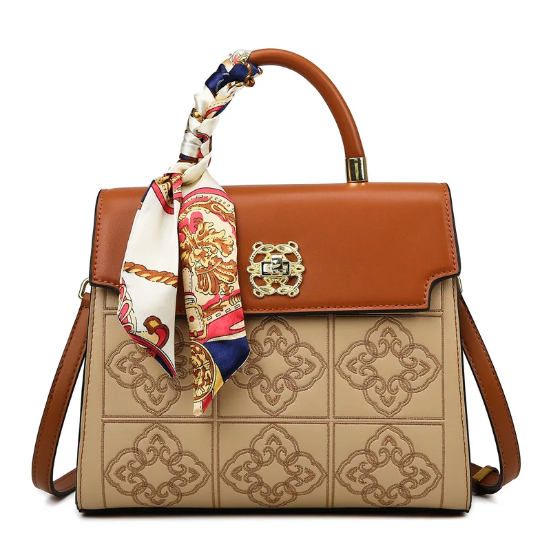 

Designer Luxury Sequin Embroidery Pu Leather Purse And Handbag For Ladies