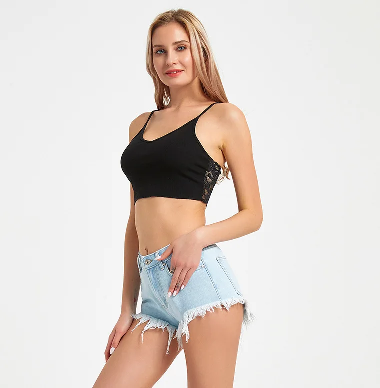 

2020 new arrival sexy denim shorts western style with a fur-trimmed rims wide legs summer hot shorts