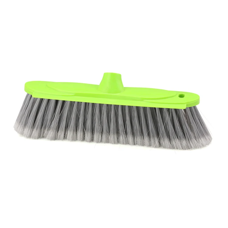 Durable household floor cleaning plastic broom head