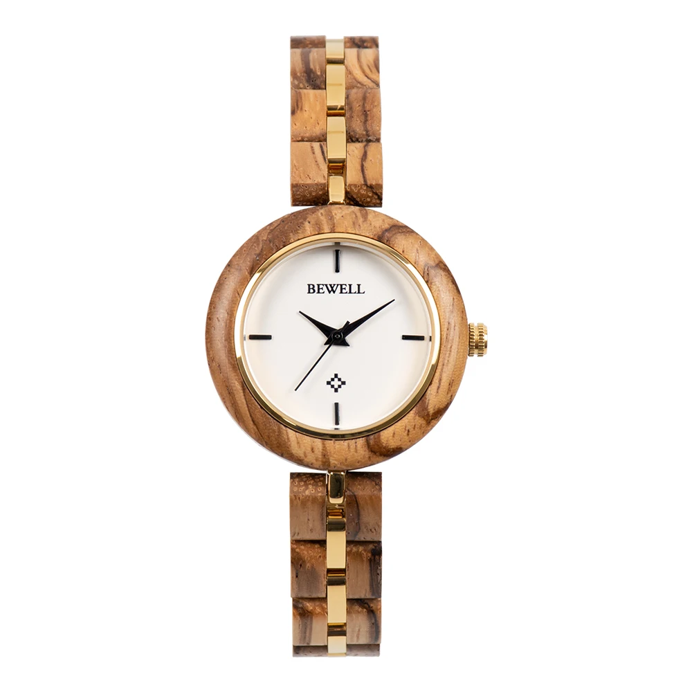 

Drop ship Bewell Natural Wood watch miyota movement wristwatch women quartz watches