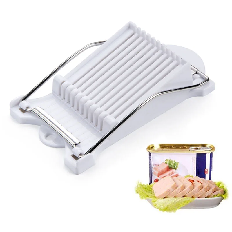 

Cheese Slicer Egg Banana Slicer Tool Manual Stainless Steel Ham Pork Luncheon Meat Slicer