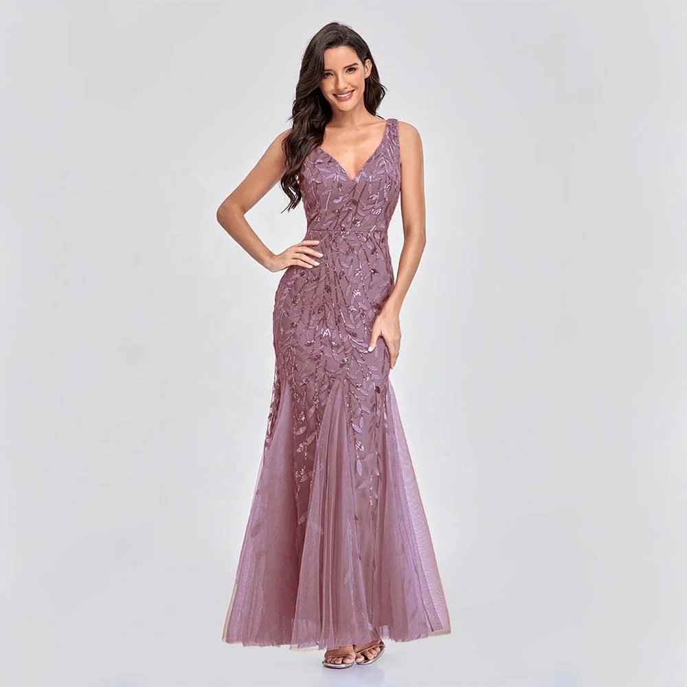 

2022 hot sale elegant open evening dresses evening dinner dress prom gowns evening bridesmaids dress, Customized colors accept