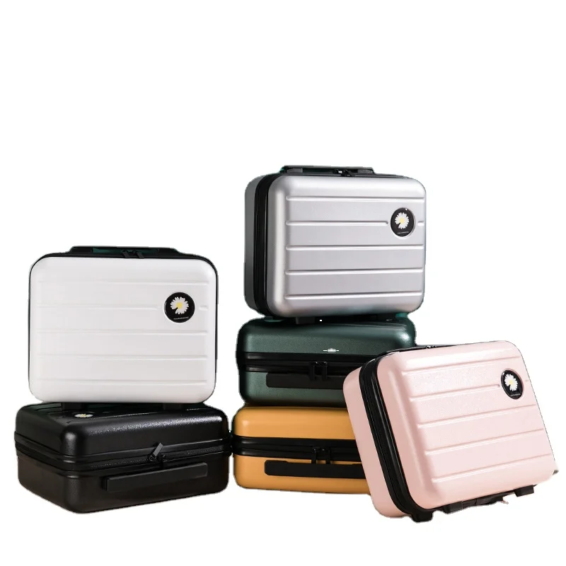 

High Quality Kids Carry On Hand Bags Cabin Abs Hard Makeup Travel Bag Beauty Box Cosmetic Case