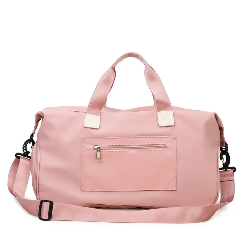 

Women's Weekender Duffle Bag Canvas Gym Fitness Travel Bag With Shoes Compartment, Accept customized