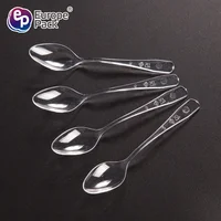 

Wholesale high quality safety material mini disposable plastic yogurt spoon