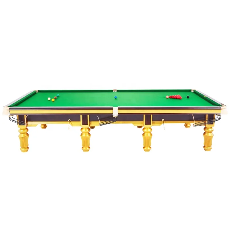 

China made snooker table 12ft or 10ft size with lamp and accessories