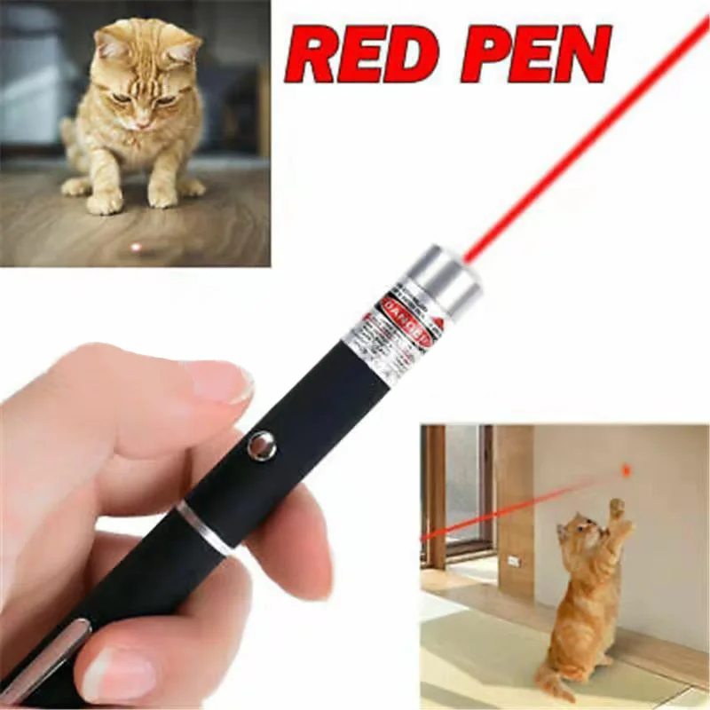 

Juguetes Para Gatos Wholesale High Quality Metal Led Laser Pointer Stick Funny Teaser Interactive Cat Intelligence Toy, Black