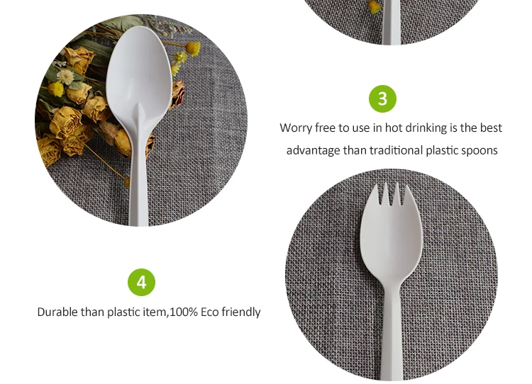 100% Compostable Biodegradable PLA Cutlery