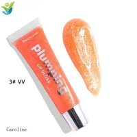 

Make own brand cosmetics your logo lipgloss with glitter 9 colors