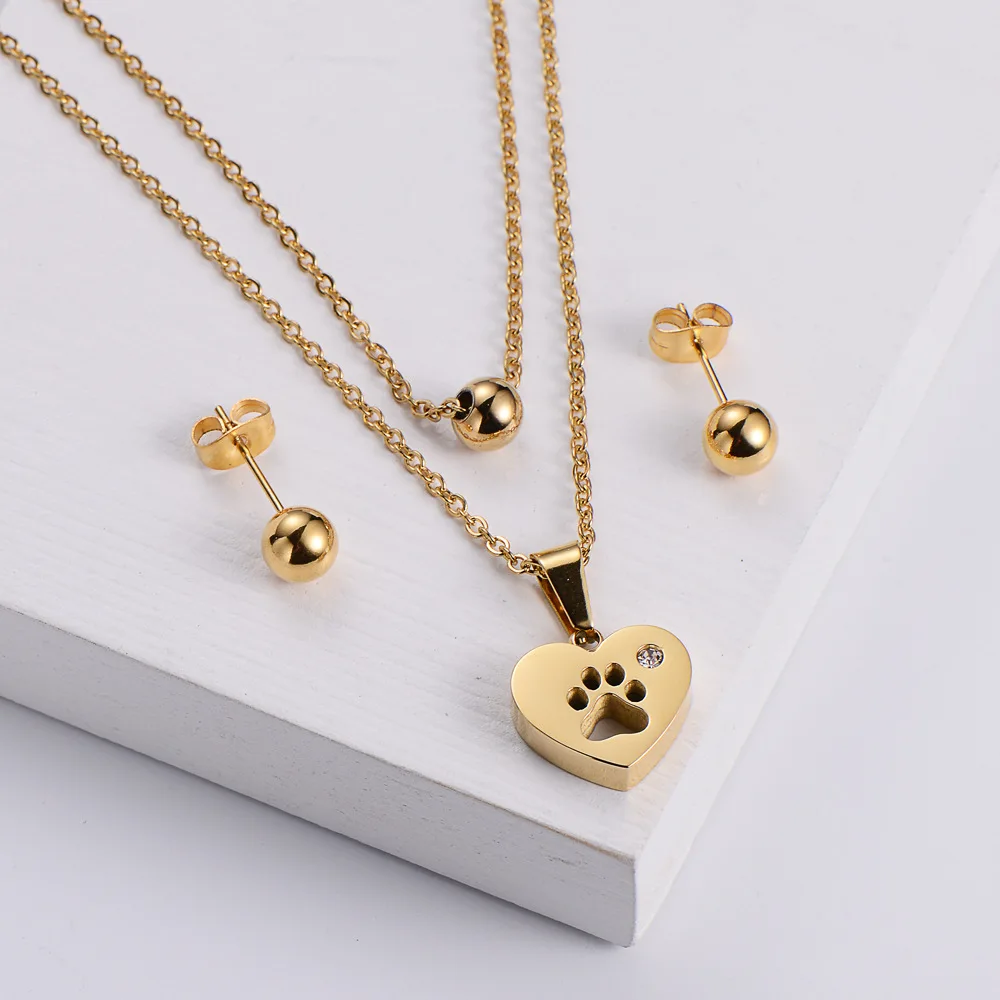 

Wholesale Love Heart Pendant Earring Silver Gold Plated Jewelry Accessories
