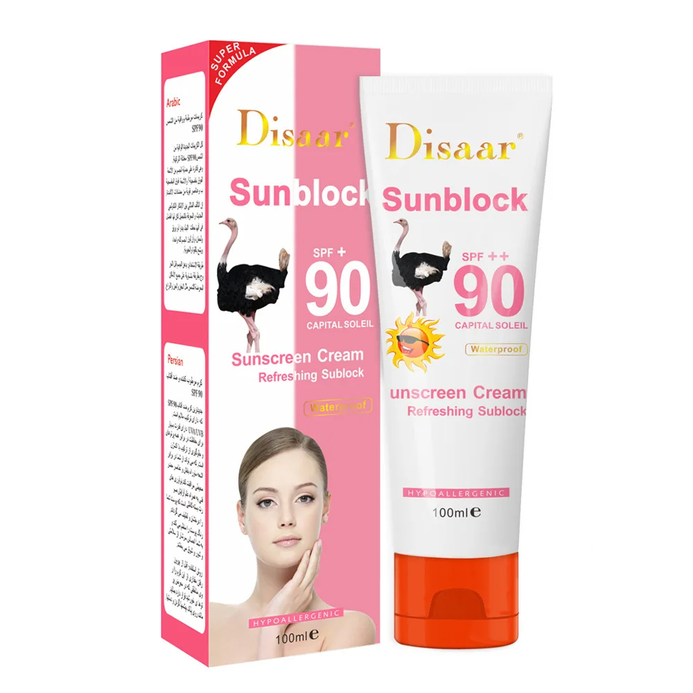 

Refreshing Sunblock Whitening Waterproof Repairing Long-lasting Strong Sun Protection 100ml spf90 pa+++ Sunscreen Cream