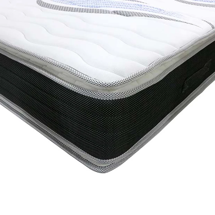 32cm Double pillow top mattress hotel bed king size spring mattress