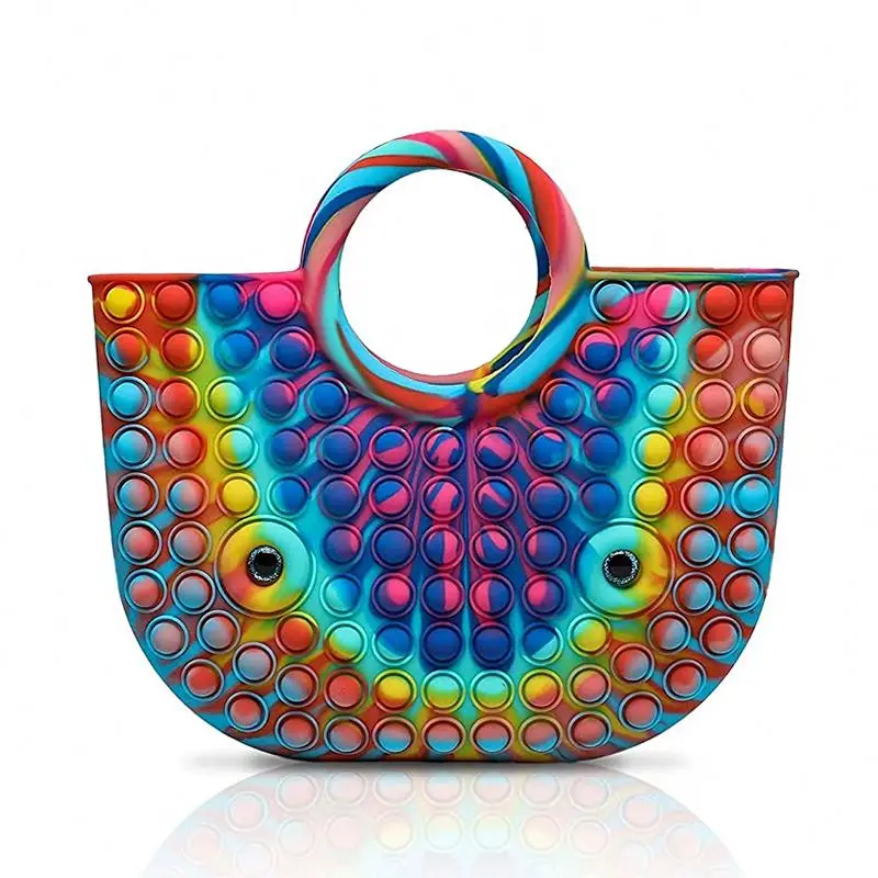 

FL-AB50 colors Rainbow Toy Bags for girls chip Amazon, Yellow,pink , green, rainbow