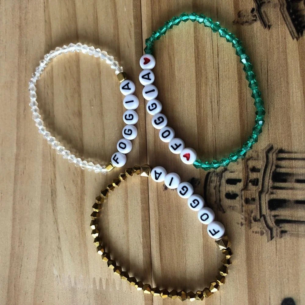 

name loose beads letter beads elastic bracelet custom children alphabet beads bracelets for promotional products 2019, Color card