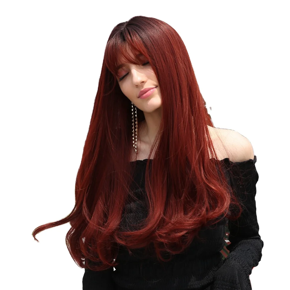 

BVR hot selling natural straight madame german synthetic hair for wig