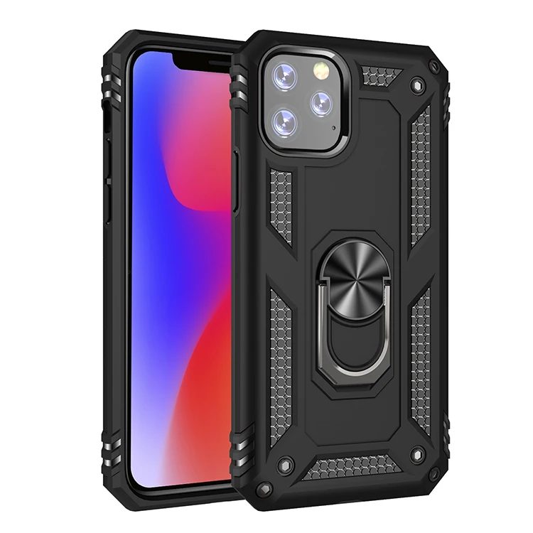 

Military Grade Armour Phone Case with 360 Rotation Ring Holder for iPhone 11,Shockproof Case for iPhone 11 Pro Max for Men, 6 colors optional