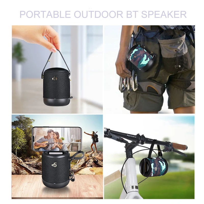 
Customized High Quality Bass Sounds Portable Wireless Shower Speaker Blue tooth Waterproof Jpx5 music Boombox 