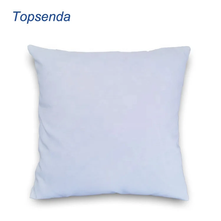 white canvas pillow cover
