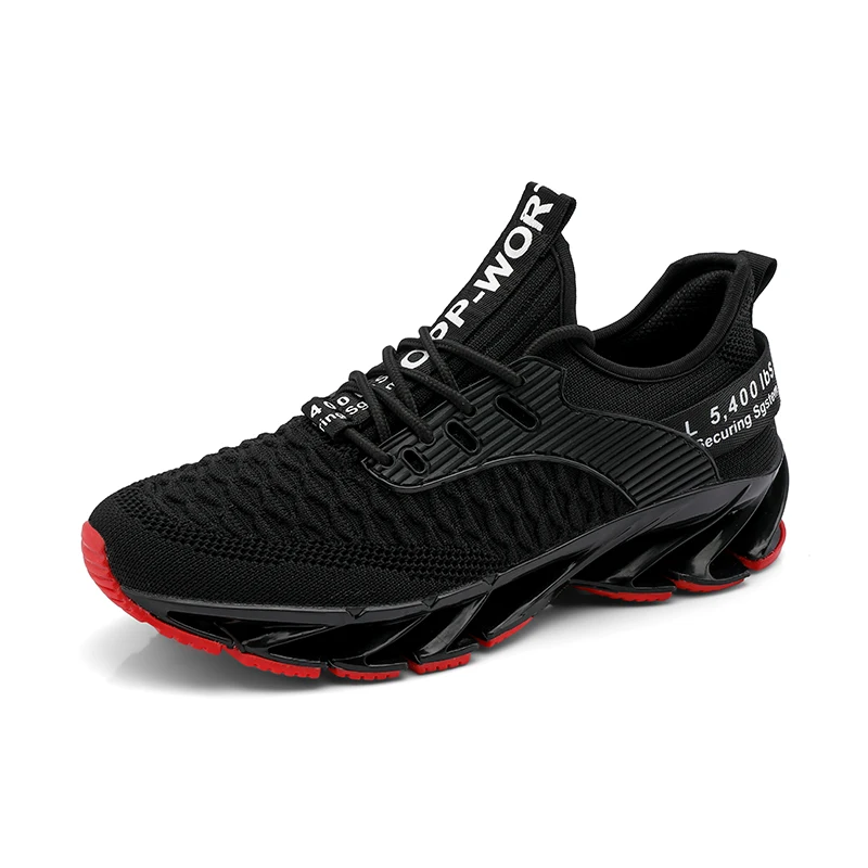 

Outdoor Mens Jogging Walking Sports High quality Lace-up Breathable Blade Sneakers Chaussures Homme Running Shoes for Men, Golden ,silver,black