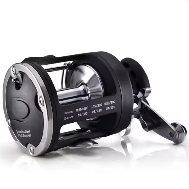 Topline 3+1BB 3.8:1 Gear Offshore Boat Ocean Drum Reels Saltwater Big Game Deep Sea Trolling Fishing Reel
