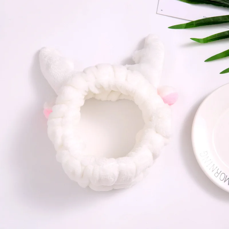 Tik Tok Hot Women Hair Band For Washing Face Plush Deer Design Head