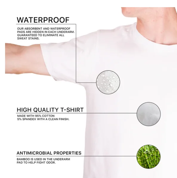 

2022 New Designer T-shirt anti-transpirant Homme (chandail de dessous) deep v neck undershirt sweat proof sweatproof