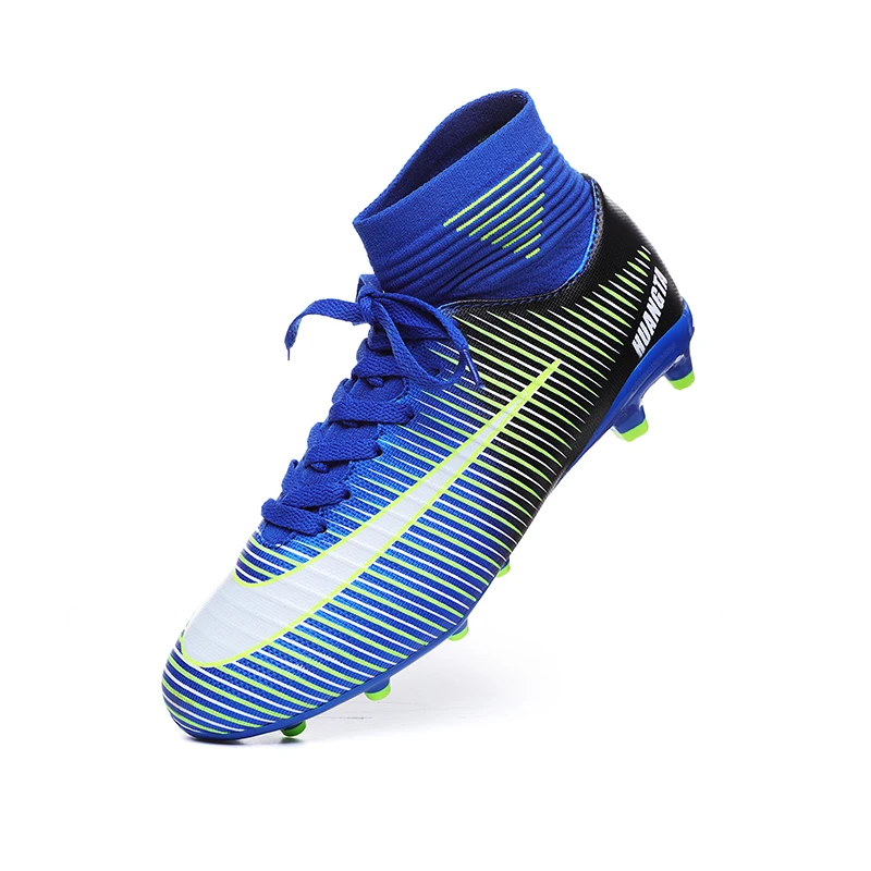 
Football shoes for synthetic grass broken nail style soccer boots high ankle shoes outdoor sports shoes 