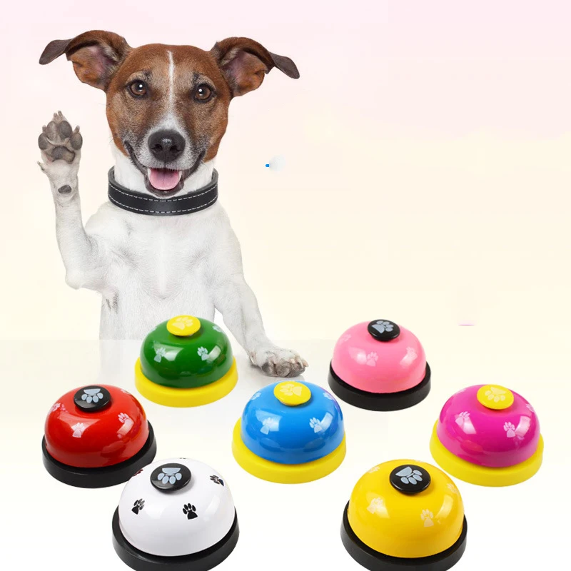 

Wholesale Custom Pet Dog Cat Training Dinner Bell Small Dog Paw Ring Bell Toys