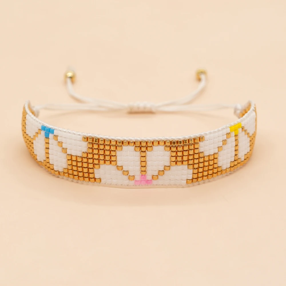 

Go2boho New In Fashion Friendship Jewelry Sets Miyuki Gold Bead Handmade Adjustable Boho Bracelets Women Gift Weave Daisy Flower