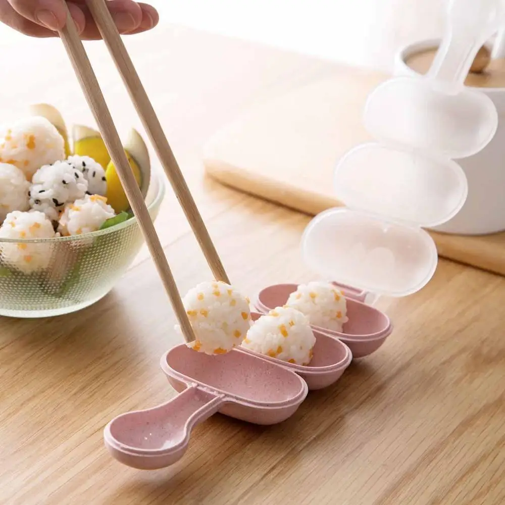 

3D Mold Cake Hot Cute DIY Sushi Maker Mould Baby Rice Ball Mold Shakers Food Decoration Kids Lunch Kitchen Tools, Picture