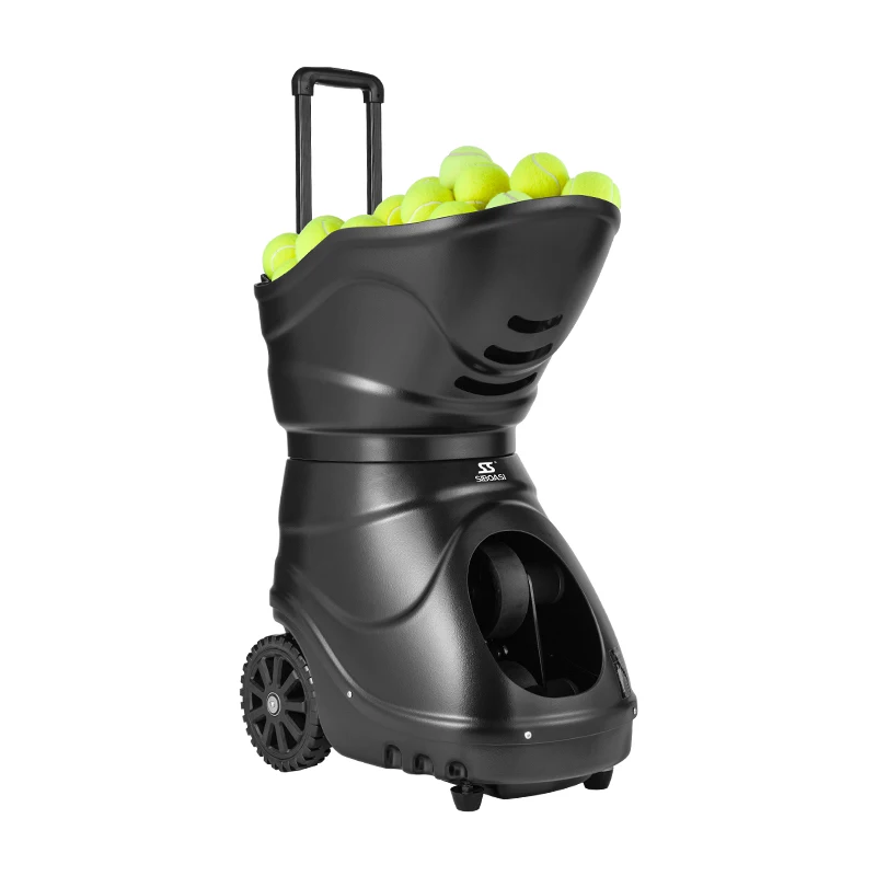 Best Selling SIBOASI Tennis Ball Machine with App & Remote Control Durable ABS Material Multi-Mode Training Launcher