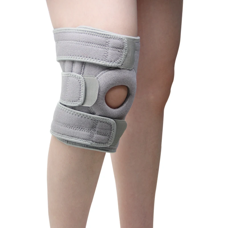 

Tendon Outdoor Open Patella Knee Brace With Spring For Knee Support, Rose red/black/blue/grey