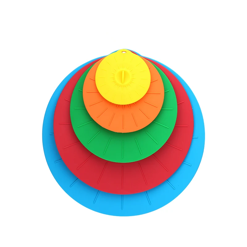 

Hot Sale Heat Resistant Suction Lid Food Cover Fresh Keeping Cover, Custom color