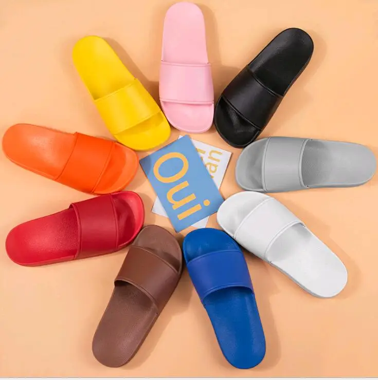 

Wholesale Factory Price Men Comfortable slip custom logo shoes Plastic Slide for Men and Women platform slippers