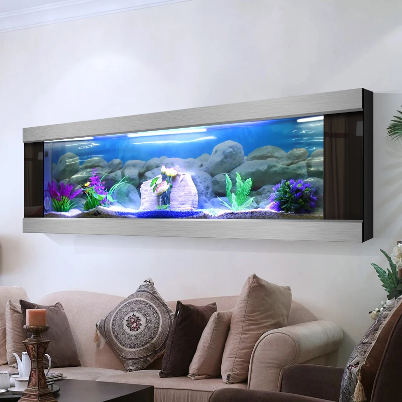 

Custom Style Decoration High Transparent Glass Large Fish Tank Aquarium Of Aquaculture