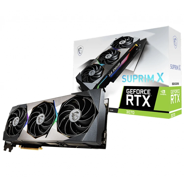 Msi Nvidia Geforce Rtx 3070 Suprim X Used Graphics Card With 8gb