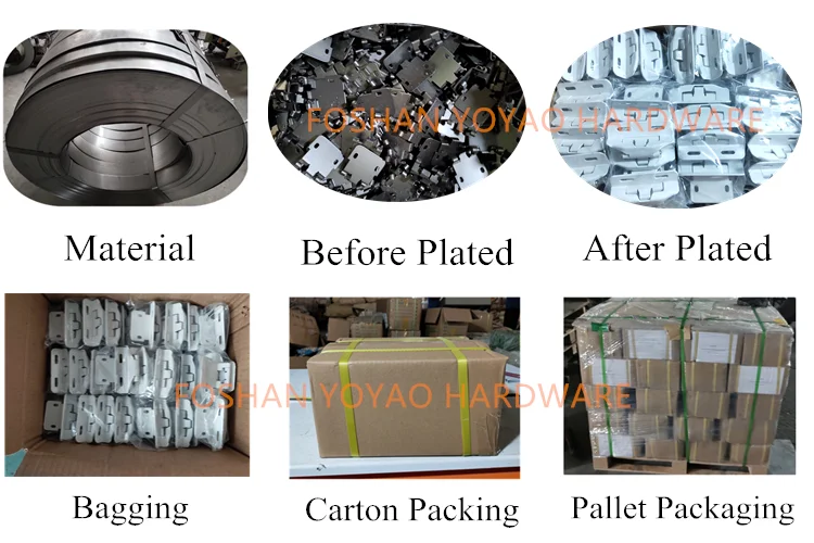 Bisagras De Puerta Semi Ocultas Superpuestas De Armario De Repuesto De