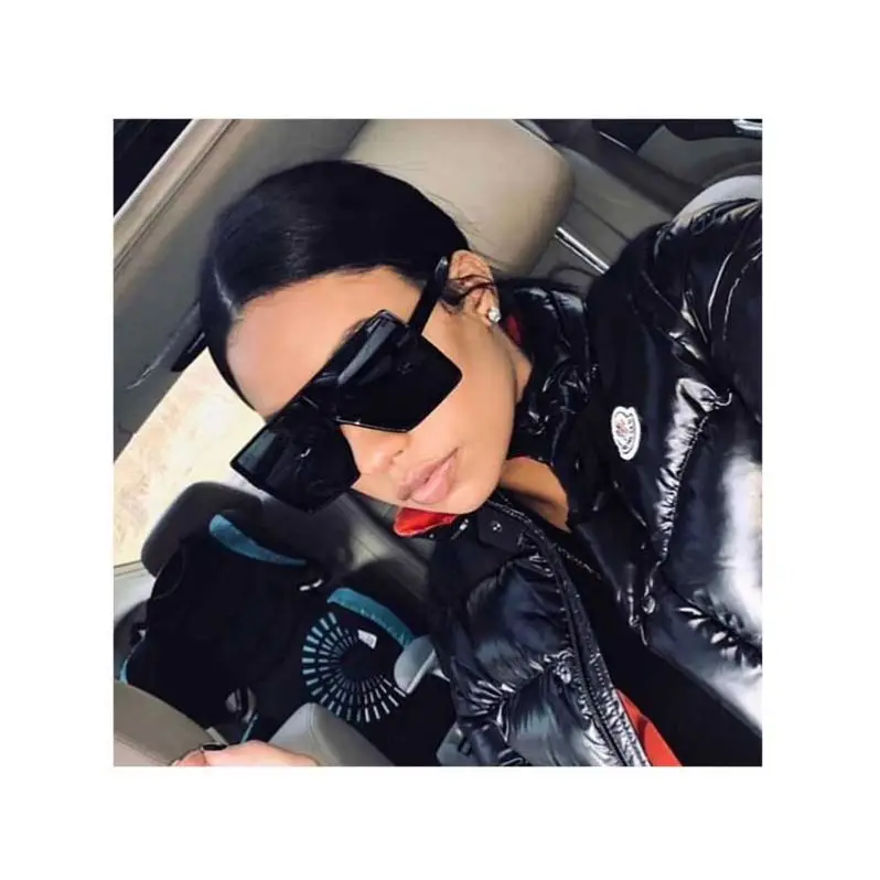 

Uv400 Protection Shade Square Oversized Glasses Fashion Custom Big Frame Sunglasses