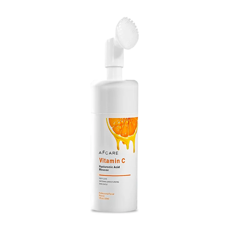 Private Label Organic Facial Cleanser Vegan Cruelty-free Oil-control Moisturizing Vitamin C Squalane Whitening Pore Deep