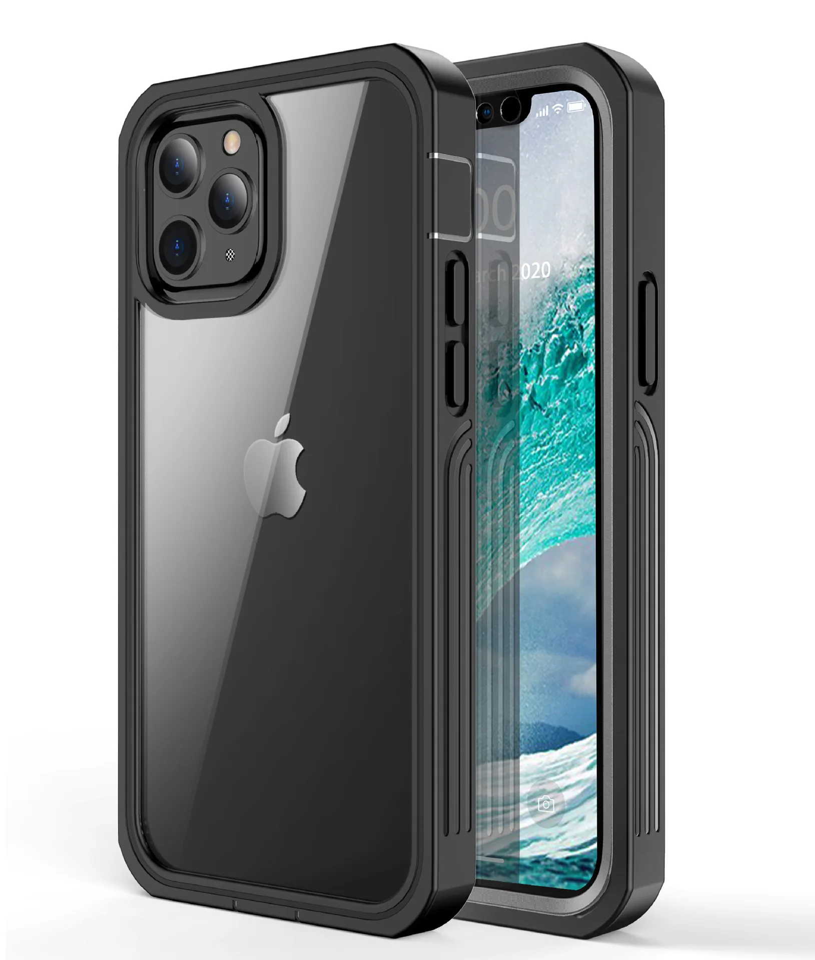 

Compatible with iPhone 13 Waterproof Case, Built-in Screen Protector Full-Body Rugged Bumper Sealed Cover Shockproof case, Multiple colors